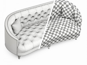 coaster living room sofa Model 3D
