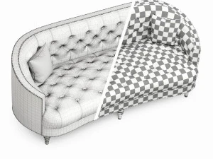 диван для вітальні 3D Модель