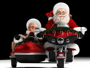 різдвяний декор-санта клаус 3D Модель