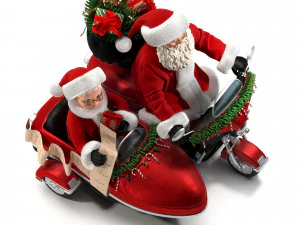 різдвяний декор-санта клаус 3D Модель