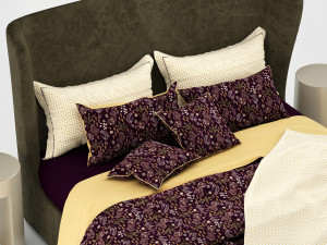 turpault lauren meridiani classic bed 3D 모델