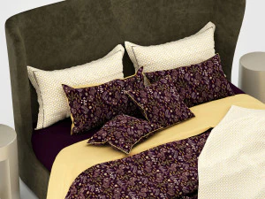 turpault lauren meridiani classic bed 3D Model