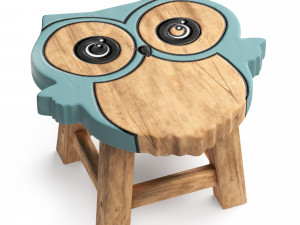 kids furniture01-animal chairs 3D Model