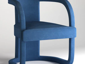 로리 악센트 의자 3D 모델