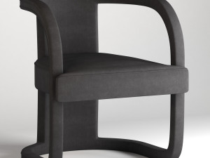 rory accent chair 3D मॉडल