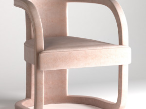 rory accent chair 3D मॉडल