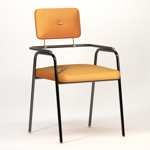 bergman dining chair Modelo 3D .c4d .max .obj .3ds .fbx .stl .blend