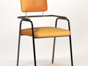 bergman dining chair 3D-Modell