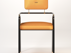 bergman dining chair Modelo 3D