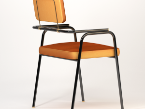 bergman dining chair Modelo 3D