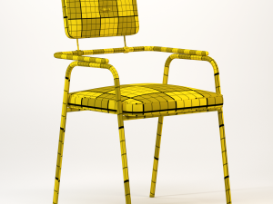 bergman dining chair Modelo 3D
