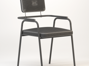 bergman dining chair Modelo 3D