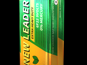 9 volts battery 3D Model