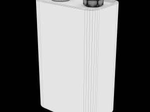 9 volts battery 3D Model