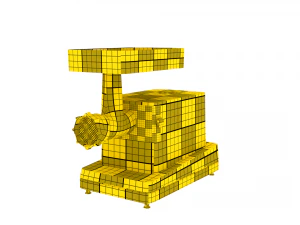 meat grinder - naniwa mt-1500 3D Model