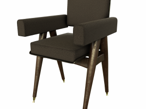 grayson dining chair Model 3D