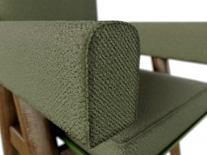 grayson dining chair Model 3D