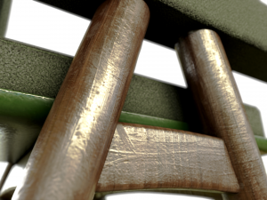 grayson dining chair Model 3D