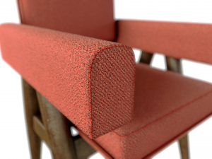 grayson dining chair Model 3D