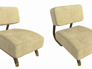 lewis armchair 3D मॉडल