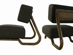 lewis armchair 3D मॉडल