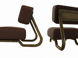 lewis armchair 3D मॉडल
