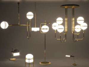 lamp collection vol 01 3D Model