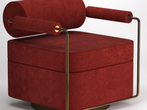 anderson armchair Model 3D