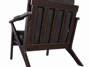 Omax Decor Zola Accent Chair Ottoman 3D Model