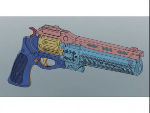 destiny2-la-derni&egrave;re-main--canon Modèles 3D en vedette