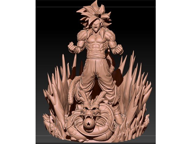 gokuss4 3D 打印模型 .c4d .max .obj .3ds .fbx .stl .blend 