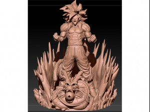 gokuss4 3Dプリントモデル