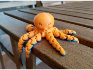 octopuscute 3Dプリントモデル