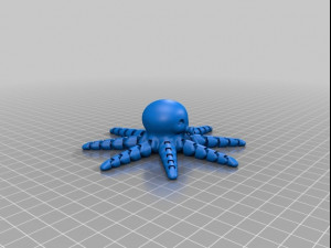 octopuscute Modello di stampa 3D