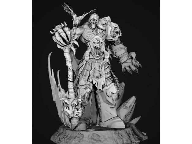darksiders2-death 3D Print Model .c4d .max .obj .3ds .fbx .stl .blend 