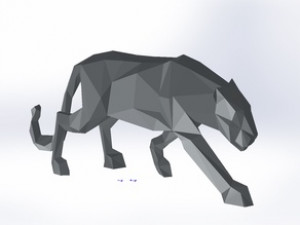 panther-origami 3D Baskı Modeli