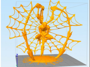 iron-spiderman 3Dプリントモデル