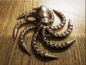 octopus-20--key-chain 3D Print Model