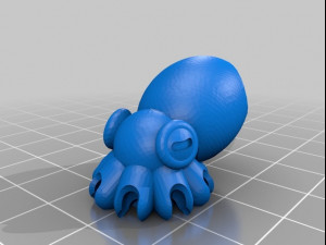 octopus-20--key-chain 3D Print Model