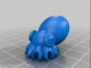 octopus-20--key-chain 3D Print Model