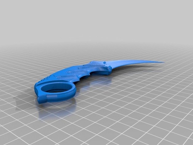 karambit-csgo 3D Print Model in Other 3DExport