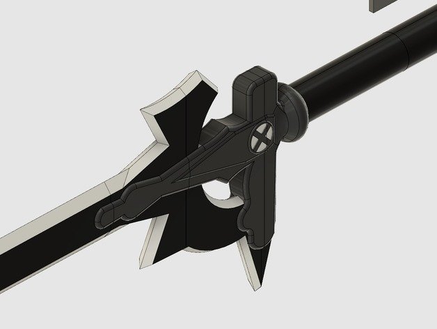 Sword Art Online Kirito Ordinal Scale Main Sword 3D model 3D printable