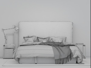 bed01 Model 3D