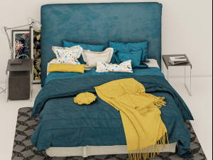 bed01 Model 3D