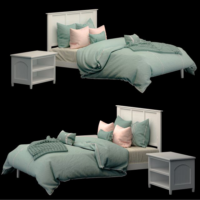 bed02 Modèle 3D .c4d .max .obj .3ds .fbx .stl .blend 