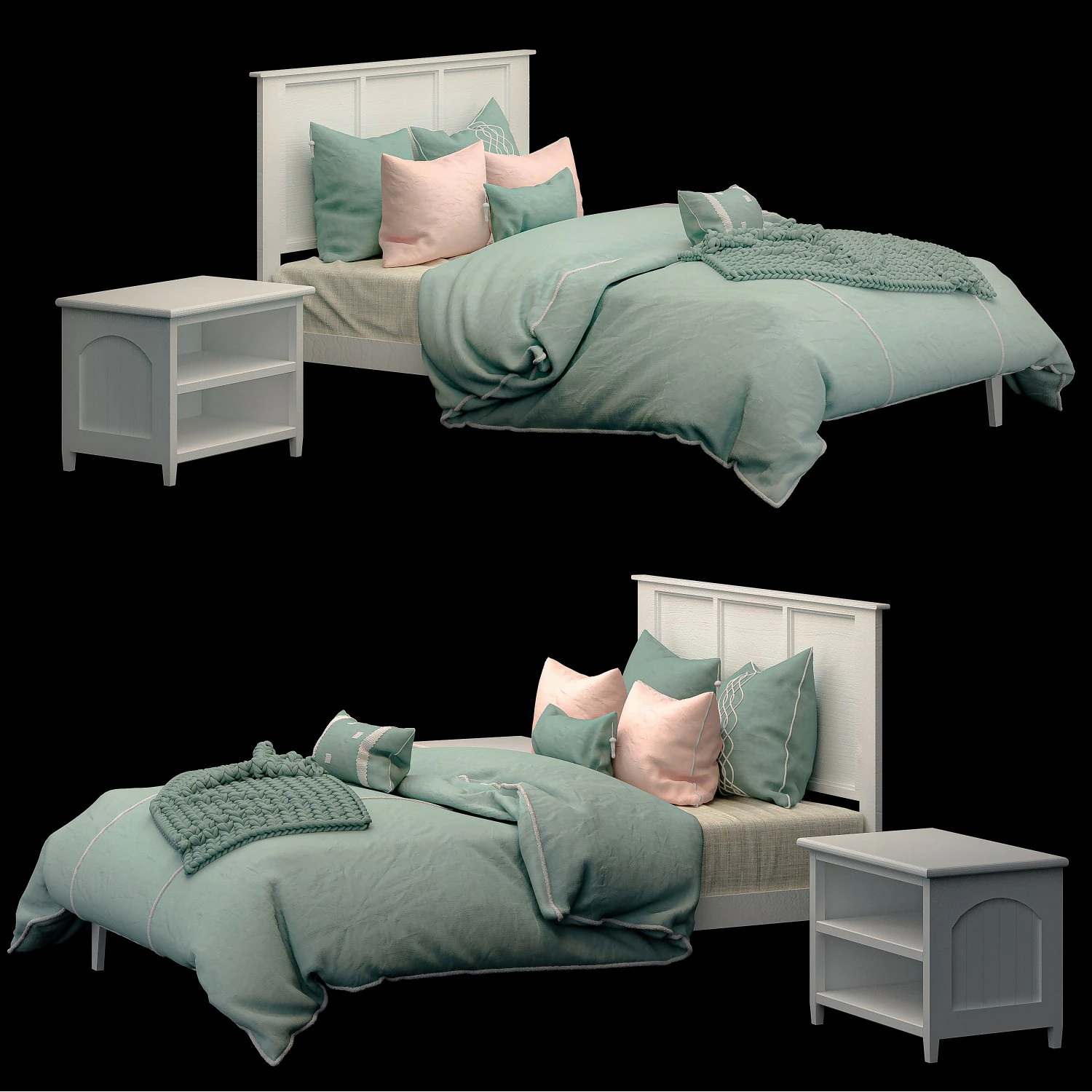 bed02 3D Model .c4d .max .obj .3ds .fbx .stl .blend 