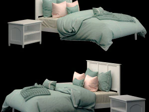 tempat tidur02 Model 3D