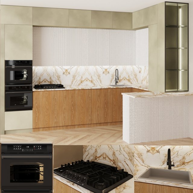 ikea kitchen 3D Модель in Кухня 3DExport