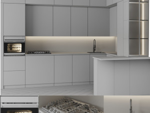 ikea kitchen 3Dモデル