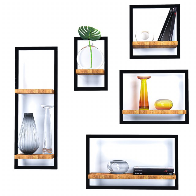 shelf decorativ Model 3D .c4d .max .obj .3ds .fbx .stl .blend 